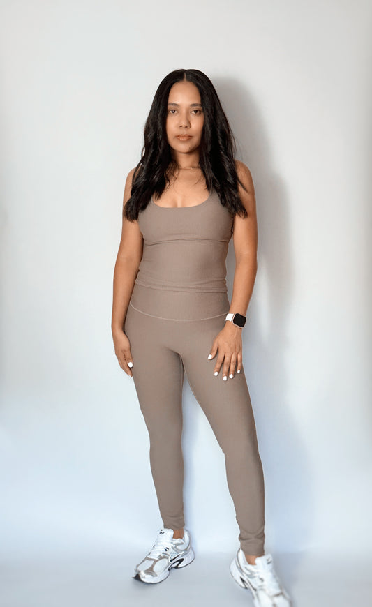 SET ACTIVEWEAR BEIGE MINERAL